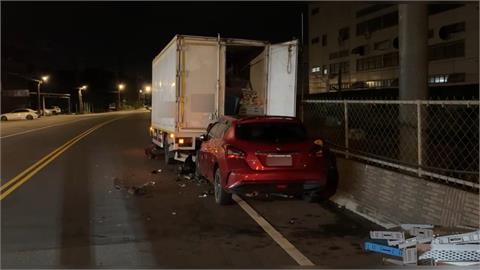 快新聞／疑恍神釀禍！鶯歌物流司機卸貨遭追撞夾困　左腿分離緊急送醫