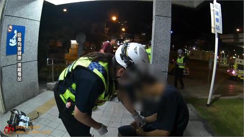花蓮男子偷贓車違規左轉 又是毒駕！拒檢狂飆「慘自摔」