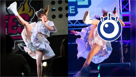 日本正妹熱舞用力劈腿！下秒失足重摔「表情大失守」竟暴紅　她羞喊：想來台灣