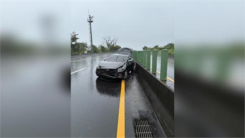 快新聞／酒駕慣犯又毒駕！嘉義水上轎車撞護欄　男子測出2項毒品反應