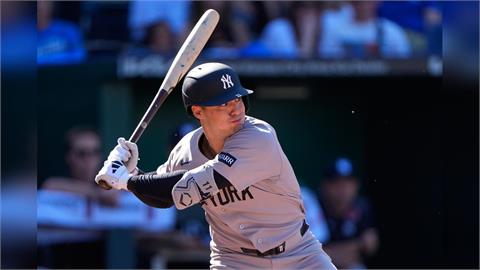 MLB(影)／洋基連2場第9局大反攻成功！「游擊新星」關鍵清壘安打助隊1分差奪勝