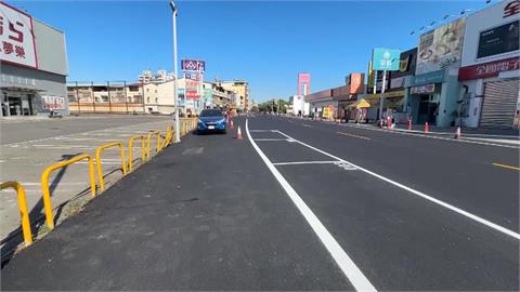 誤會一場！停車格竟劃路中　市公所：人行道未同步完工
