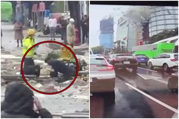 【新光三越氣爆】台中新光三越氣爆釀死傷　「1樓一畫面」網感動喊：感謝英雄
