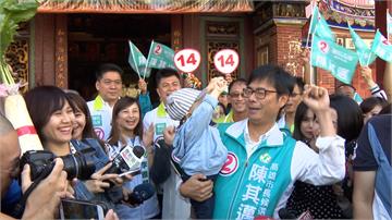 陳其邁直搗左楠藍營票倉！用看板撩選民心