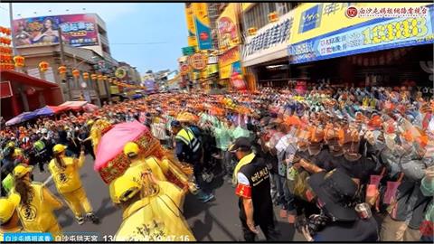 白沙屯媽祖進香首日「四媽相會」　傍晚駐駕台中清水週二凌晨再出發