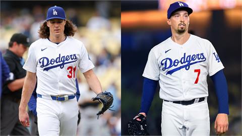 MLB(影)/道奇左右護法葛拉斯諾練投後身體不適 史奈爾復原狀況良好