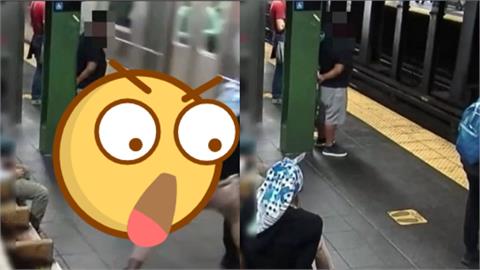 驚悚畫面流出！列車進站瞬間她突起身　下秒竟把婦人推落月台
