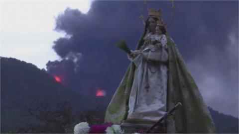 西班牙拉帕馬島火山噴發滿月 專家:還看不到盡頭