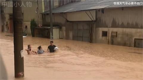 中國人哭了！凱米肆虐一週　廣東爆洪水急撤9萬人