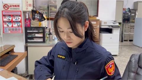 基隆美女警花「撞臉舒淇」暴紅　外貌清秀飄仙氣…遭搭訕：想當同事！
