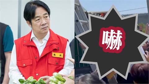 台南「屋頂送水工」竟是賴清德本人！猛爬梯開喊1句…網笑：隨扈快瘋了