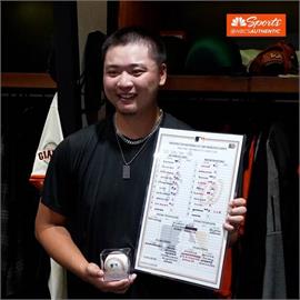 MLB／睽違6年台選手奪勝投！美媒讚鄧愷威「無可挑剔」、巨人送「這項」紀念禮