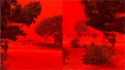 澳洲驚見「詭異血色天空」畫面瘋傳！居民嚇壞喊「世界要毀滅」專家說話了…