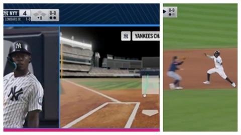 MLB(影)／洋基爵士哥終於展現選球眼ABS挑戰成功！剛上壘秒出包遭夾殺出局