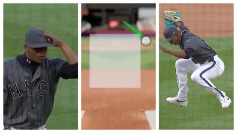 ＭLB(影)／大都會慶祝哥超尷尬！以為三振「超嗨慶祝」遭ABS改判主播忍不住笑翻