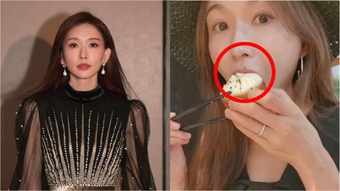 林志玲罕PO「零偽裝吃播片」狂嗑這2物！吃到人中沾菜渣還喊：打包兩份