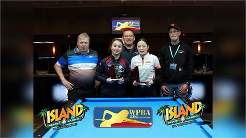 撞球(影)／連下9局驚天大逆轉！「大眼妹」周婕妤美國封后　本季第2座WPBA冠軍