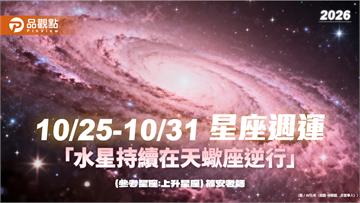 10/25–10/31 星座週運「水星持續在天蠍座逆行」