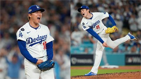 MLB(影)／道奇擊潰紅人挺進分區系列賽！羅伯斯盛讚山本由伸、佐佐木朗希