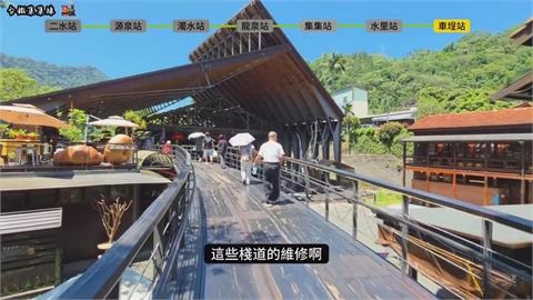走訪療癒山城鐵道「集集線」　站內驚見百年原木剝皮秀