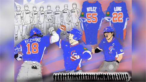 經典賽／被棒球耽誤的小畫家！莊陳仲敖手繪「WBC回憶」暖心把遺珠隊友也都畫進去