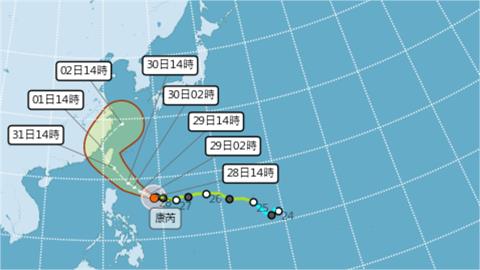 康芮恐成「穿心颱」！他預言「這天」全台颱風假機率99%…網驚：連放4天