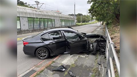 新店毒駕失控自撞！男子自知逃不過主動上交「這物」