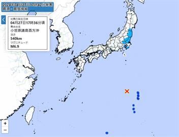快新聞／日本外海規模6.9地震！最大震度3級　東京有感