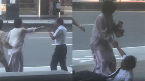 遭中國女「3對1」打趴在地還被踹！街頭激戰畫面全被拍…運將親「還原真相」