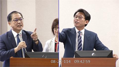 黃國昌避談兒國籍問題　質詢台再槓上鄭銘謙