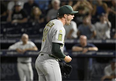 MLB(影)／球速太快你跟不上！運動家守護神狂飆167公里火球創本季最速