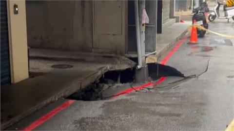 北市五分埔商圈驚見天坑　疑「這原因」掏空地基釀禍