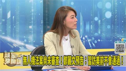 鄭麗文擬推黨版無人機條例！顏若芳轟「為選舉」：不是說要放年度預算審？