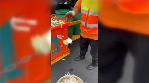 輕食店業者倒「生廚餘」遭拒不滿被針對　　清潔隊秀監視器駁斥