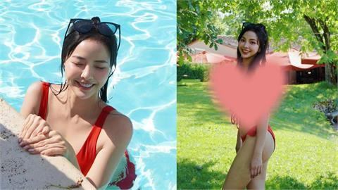 大解放！女星火辣比基尼照連發　側身「炸西半球」網羞喊：不給活