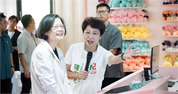 陳亭妃競選總部藏美學巧思　蔡英文直擊開箱讚：全台首見
