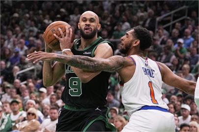 NBA季後賽(影)／塞爾提克下起三分雨！25分之差痛宰尼克　系列賽2：3扳回一城