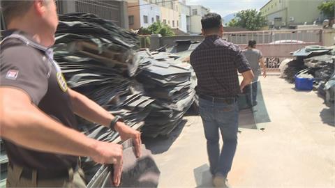 獨／玻璃回收廠「這資源」　讓員警破窗訓練「練到飽」