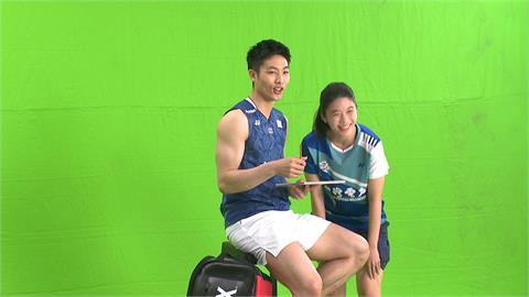 台北羽球公開賽將登場　周天成、麟洋配一起拍宣傳片