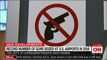 美槍枝氾濫 驚人統計：去年278機場查獲4432把槍