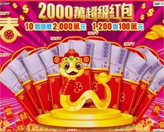 最旺除夕夜   林口兩家彩券行紛紛刮出百萬金