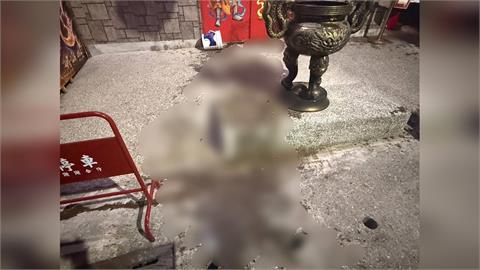 又出事! "尬電師父"週二深夜直播 玄濟宮外遭人潑穢物