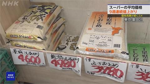 日本民眾爆囤米潮　政府宣布釋出21公噸儲備稻米