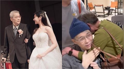 林逸欣爸癌逝！4個月前「坐輪椅暴瘦現身」妻當場淚崩緊抱：要一直陪我…