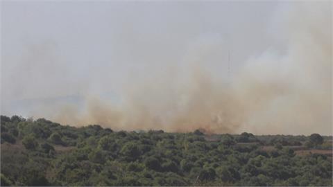 真主黨、以色列持續交火　黎巴嫩南部野火延燒畫面曝光