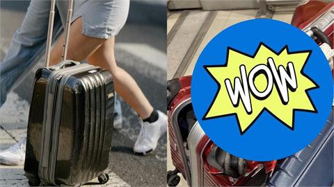 下飛機見行李箱被壓成「廢鐵」！他崩潰PO「毀損照」網笑：是被坦克輾過吧？