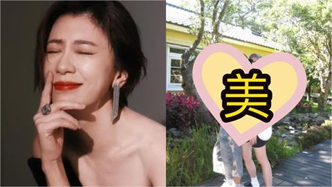 陽明山辣妹大噴裝「竟是賈靜雯」！背心猛縮水「50歲狀態」被出賣