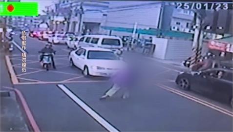 有影／台中男童「過馬路」直接跑步穿越　　慘遭轎車撞飛滾地