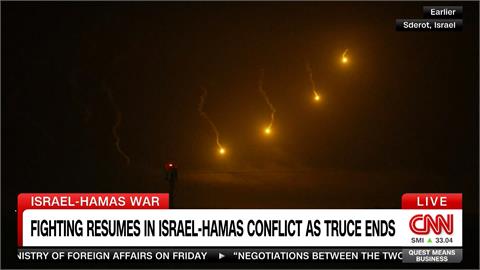 以哈停火協議到期！　以色列軍隊立刻轟炸加薩　造成178人死亡