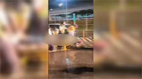 出國遇死劫！租賃車桃機一航自撞　後座乘客夫妻1死1傷